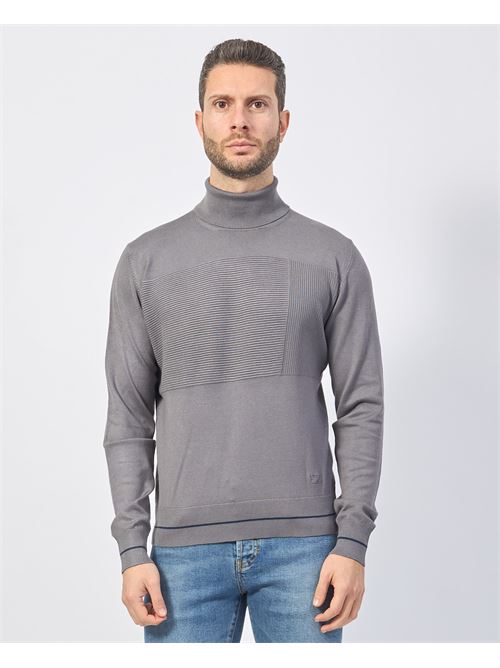 Yes Zee Men's Turtleneck Sweater in Viscose YES ZEE | M807-ML000812